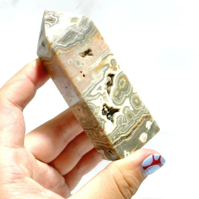 28 Pieces Ocean Jasper Four-sided Point #5 - Image 6