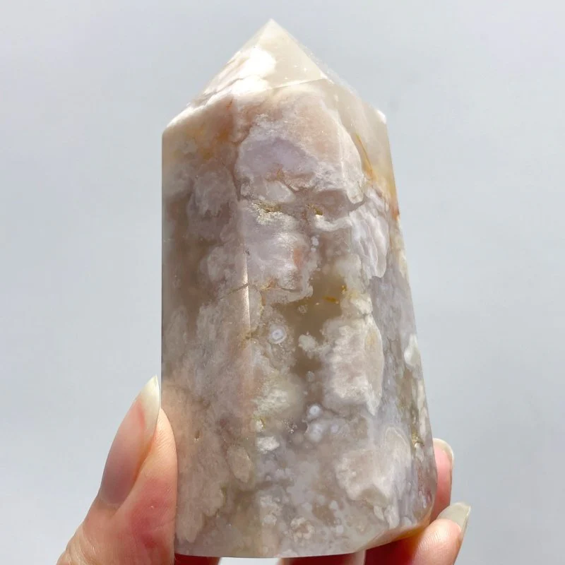 32 Pieces Fats Sakura Flower Agate Tower Points