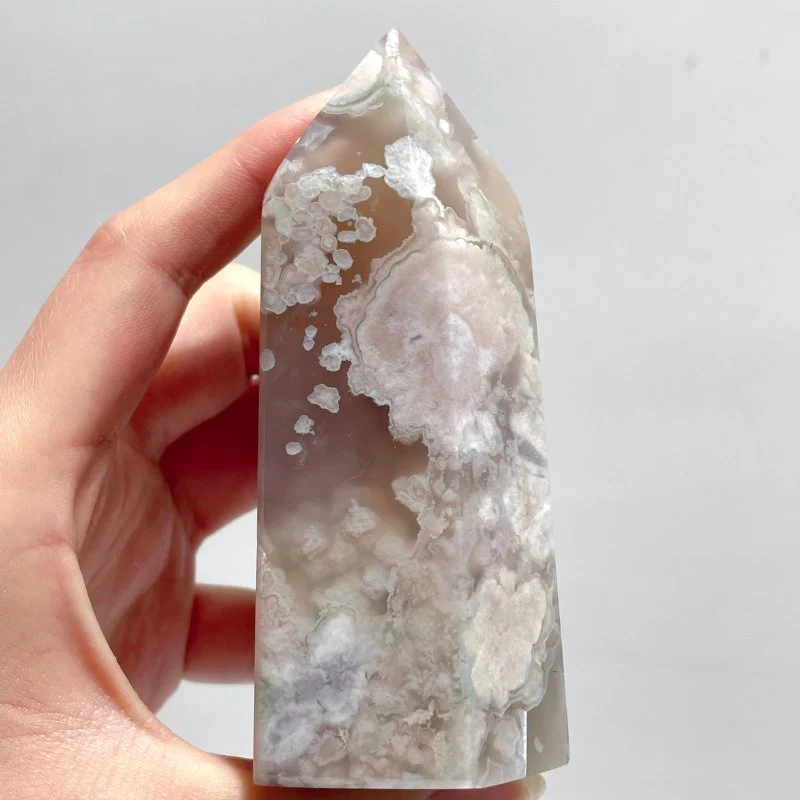 32 Pieces Fats Sakura Flower Agate Tower Points - Image 5