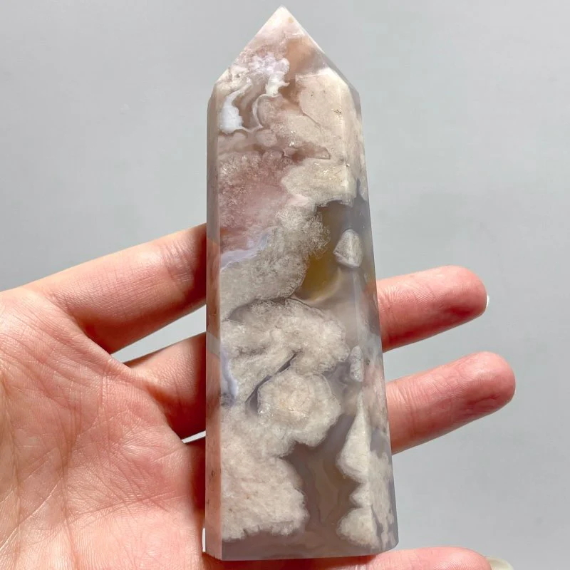 32 Pieces Fats Sakura Flower Agate Tower Points - Image 6
