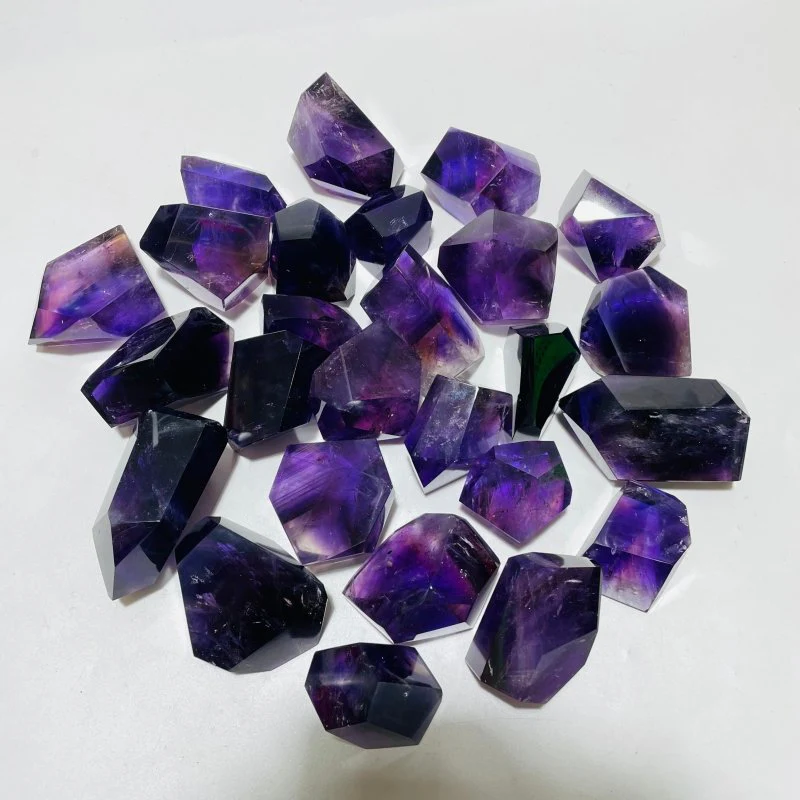 26 Pieces High Quality Brazil Amethyst Free Form - Image 2