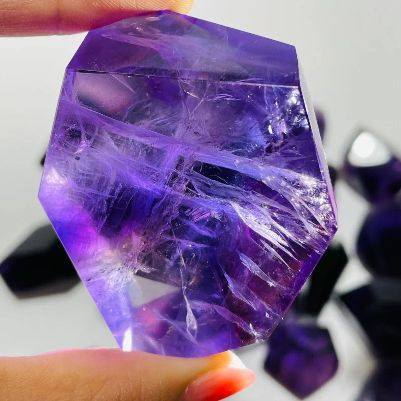 26 Pieces High Quality Brazil Amethyst Free Form - Image 3