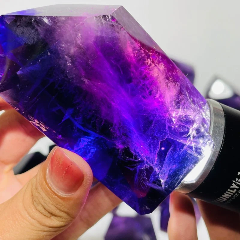 26 Pieces High Quality Brazil Amethyst Free Form - Image 4