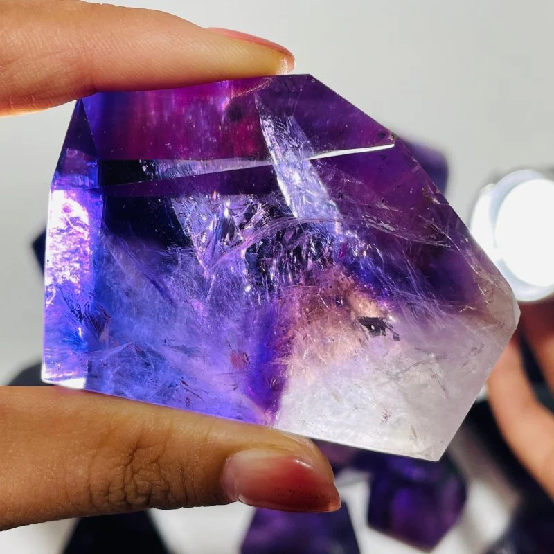 26 Pieces High Quality Brazil Amethyst Free Form - Image 5