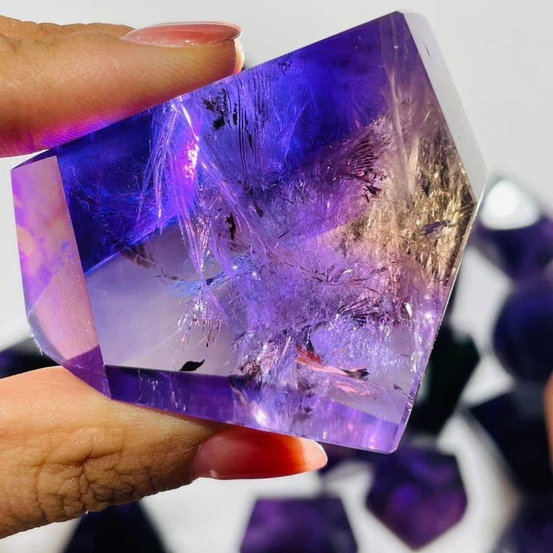 26 Pieces High Quality Brazil Amethyst Free Form - Image 7