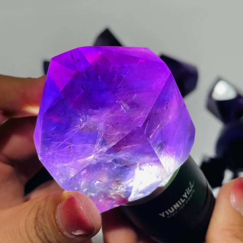 26 Pieces High Quality Brazil Amethyst Free Form - Image 8