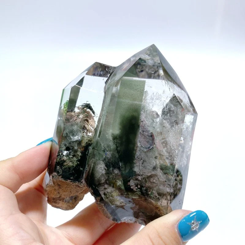3 Pieces Garden Quartz Free Form With Stand - Image 4