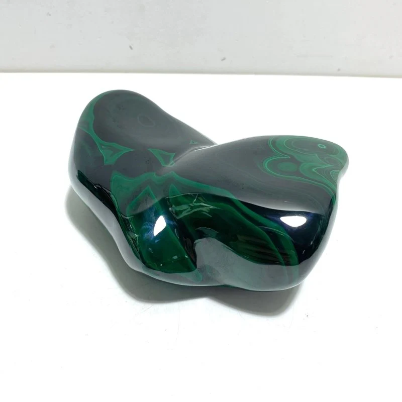3 Pieces High Quality Polished Malachite Free Form - Image 3