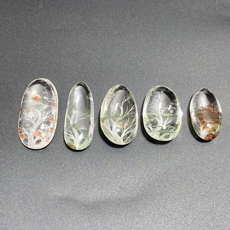 5 Pieces Scenery Garden Quartz Inner Scene Carving - Image 6