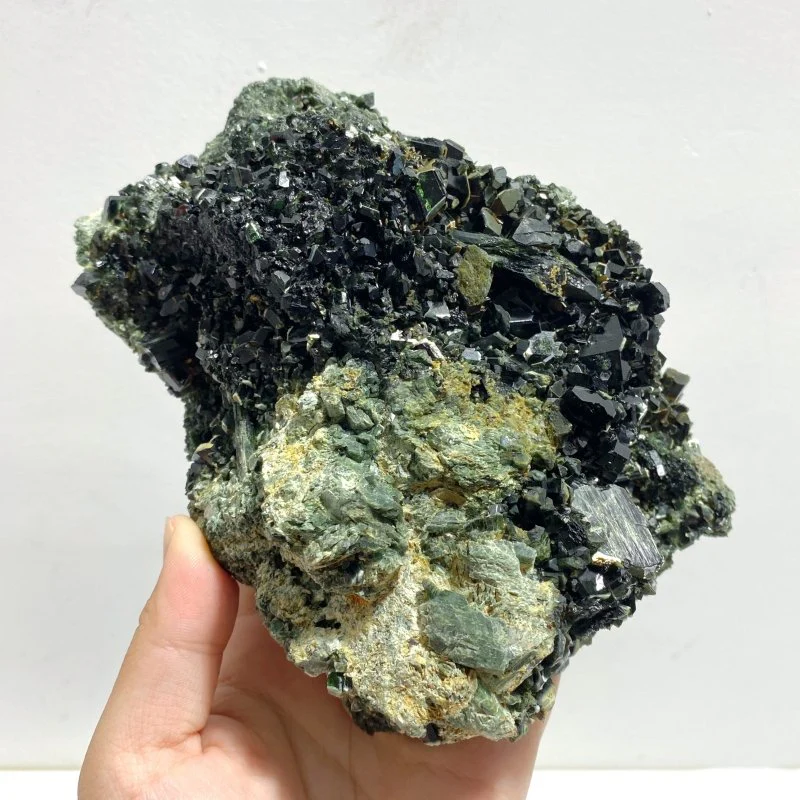 3 Pieces Raw Epidote Stone Specimen