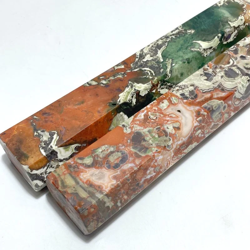 3 Pieces Tall China Agate Tower Point - Image 7