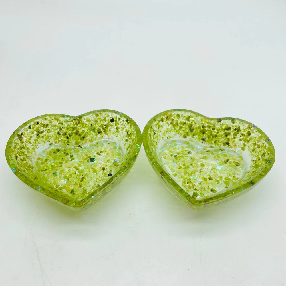 6 Types Resin Amethyst&Garnet Malachite Chips Gravel Heart Bowl Wholesale - Image 6