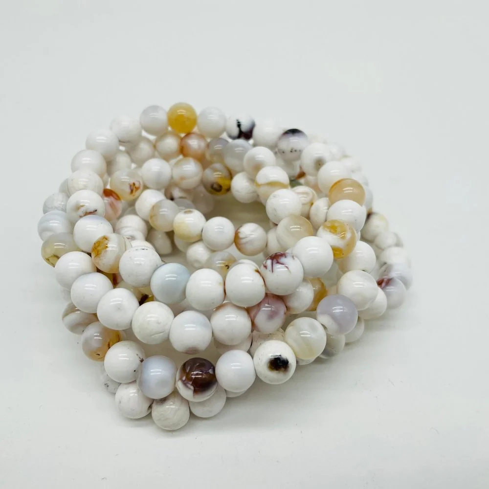3 Types Bracelet India Moonstone White Agate Wholesale - Image 4