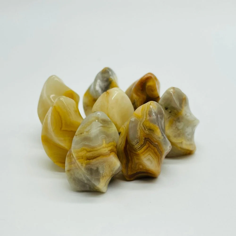 Mini Crystal Flame Carving Wholesale Howlite Crazy Agate - Image 3