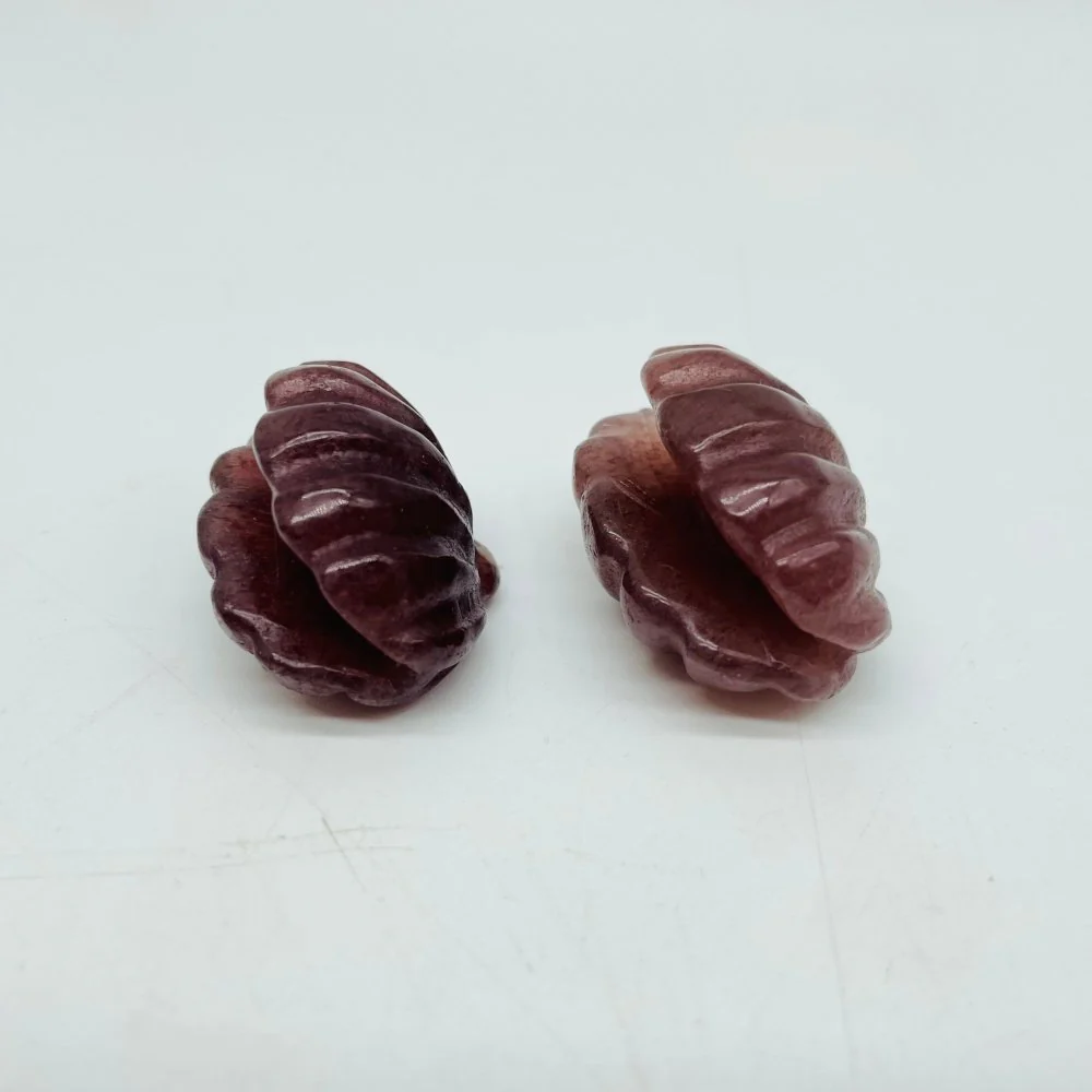 3 Types Shell Moss Agate & Lepidolite Carving Wholesale - Image 3