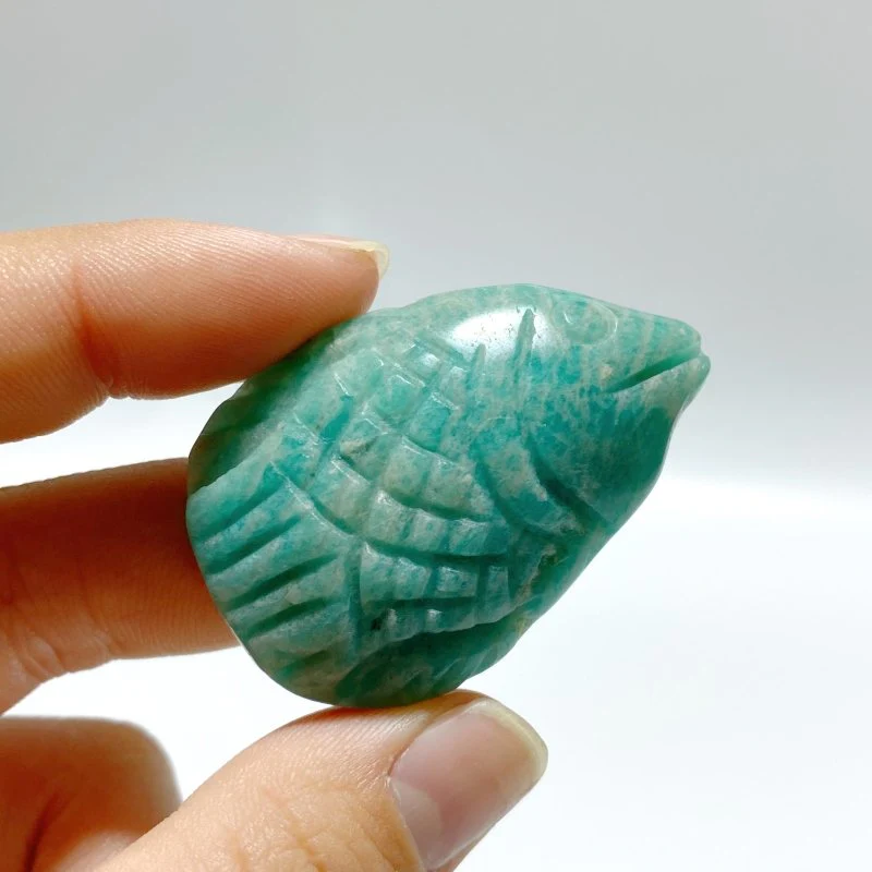 30 Pieces Amazonite Sea Animal Carving - Image 2