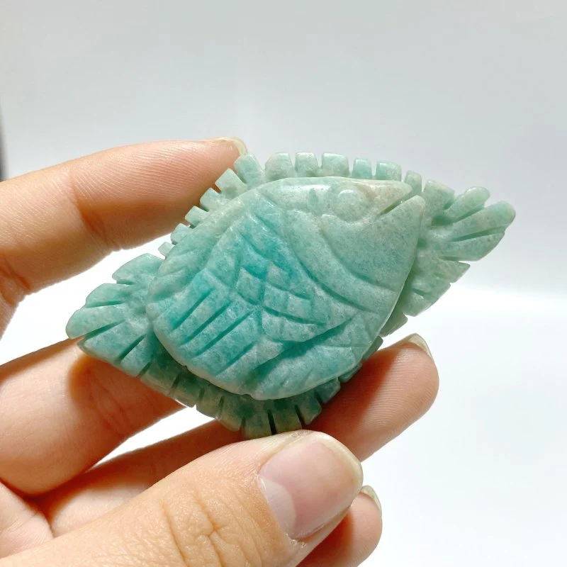 30 Pieces Amazonite Sea Animal Carving - Image 5