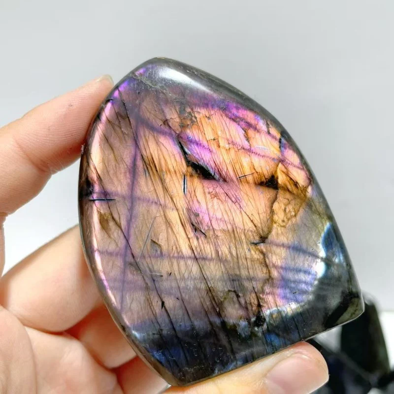 37 Pieces Beautiful High Quality Polished Purple Blue Labradorite Free Form - Image 10
