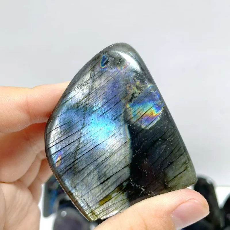 37 Pieces Beautiful High Quality Polished Purple Blue Labradorite Free Form - Image 6