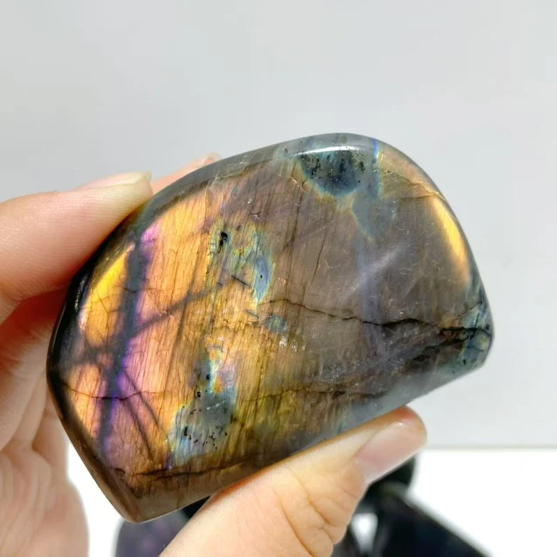 37 Pieces Beautiful High Quality Polished Purple Blue Labradorite Free Form - Image 7