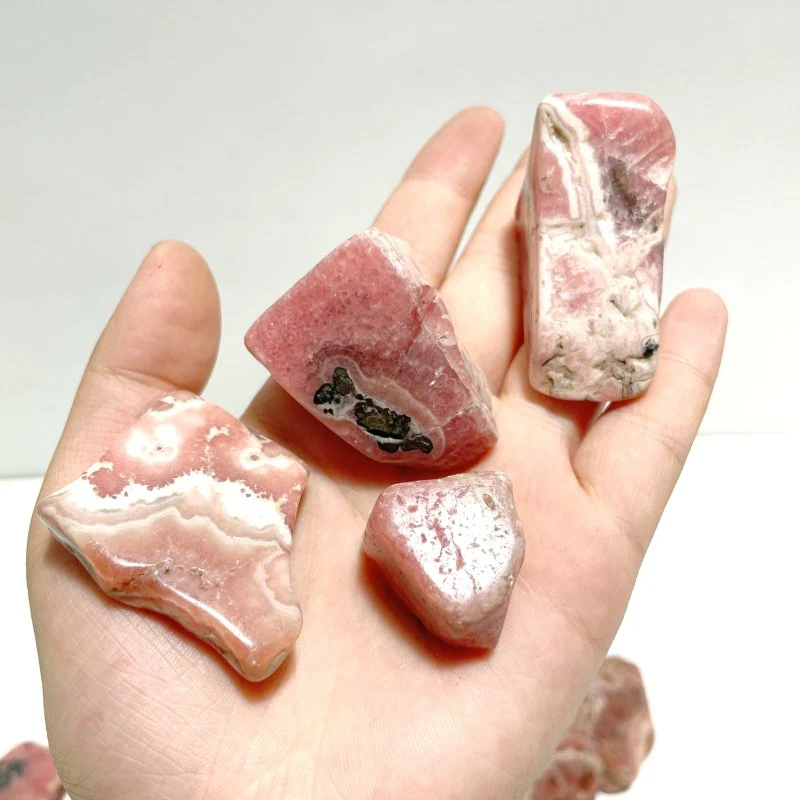 31 Pieces Rhodochrosite Free Form Mixed Size - Image 8