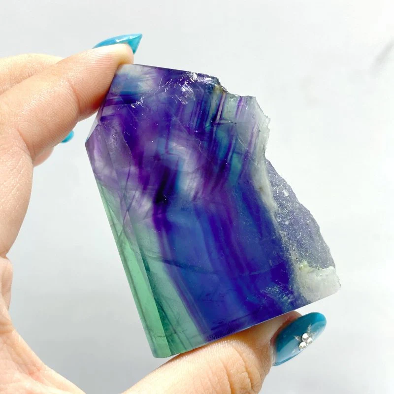 35 Pieces Rainbow Fluorite Raw Side Tower - Image 2