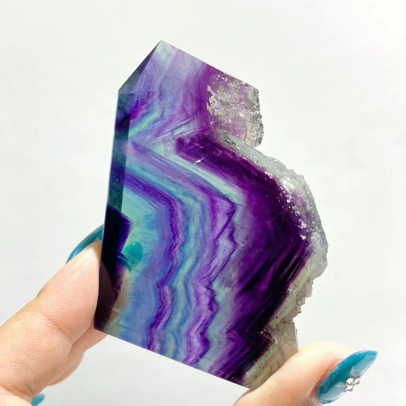 35 Pieces Rainbow Fluorite Raw Side Tower - Image 3