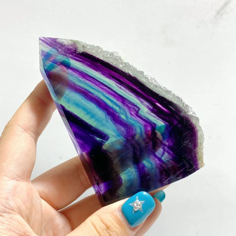 35 Pieces Rainbow Fluorite Raw Side Tower - Image 5