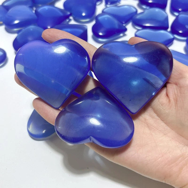 37 Pieces Blue Opalite Heart - Image 3