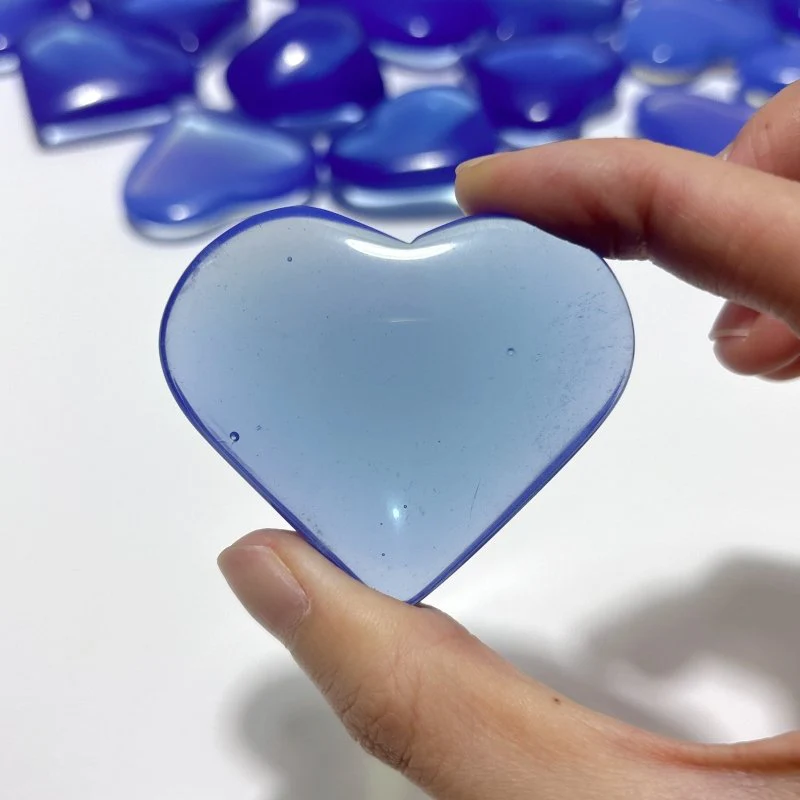37 Pieces Blue Opalite Heart - Image 5