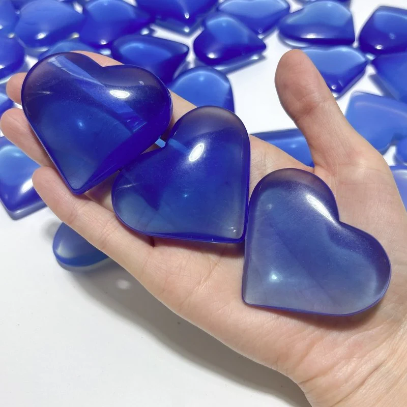 37 Pieces Blue Opalite Heart - Image 6
