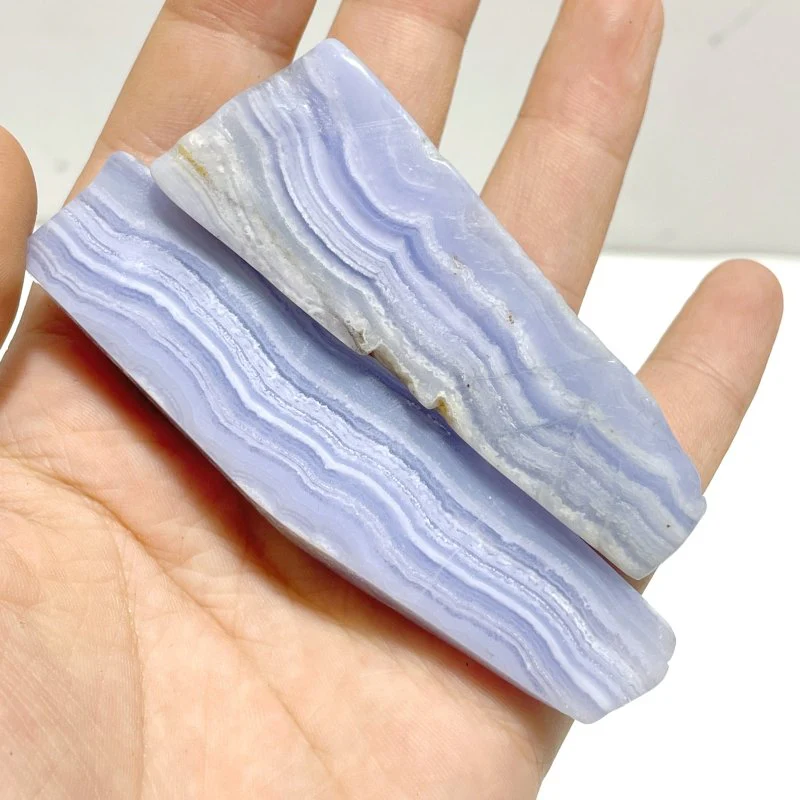 37 Pieces Beautiful Blue Lace Agate Free Form Mixed Size - Image 7