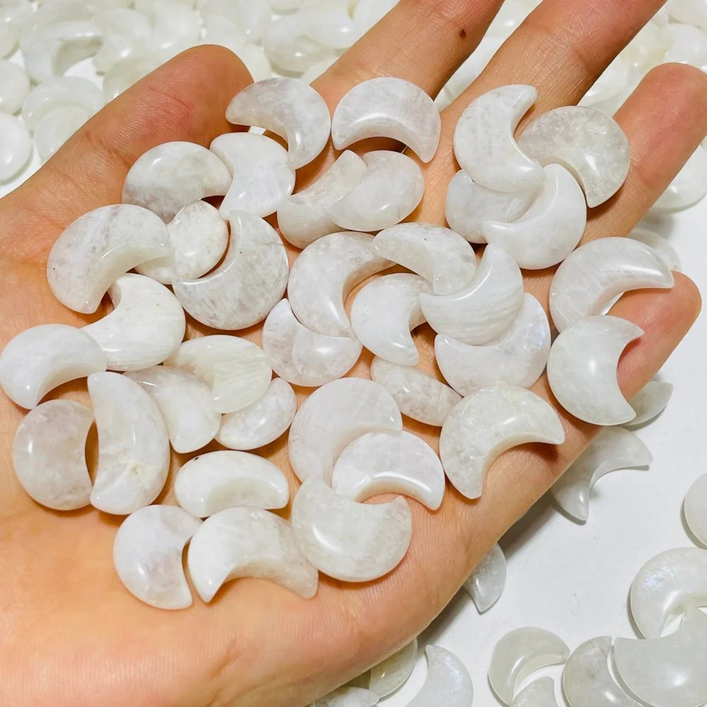 370 Pieces Mini Sri Lanka Moonstone Moon For DIY Pendant - Image 2