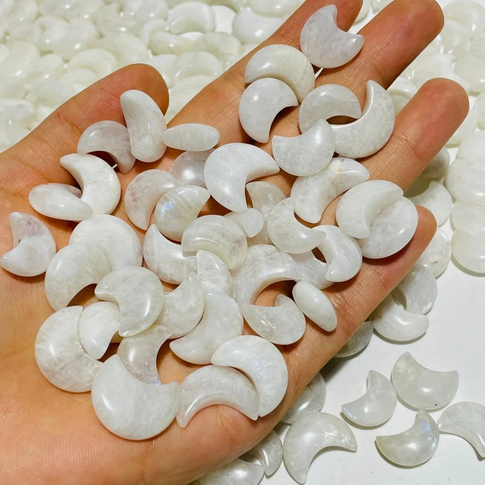 370 Pieces Mini Sri Lanka Moonstone Moon For DIY Pendant - Image 6
