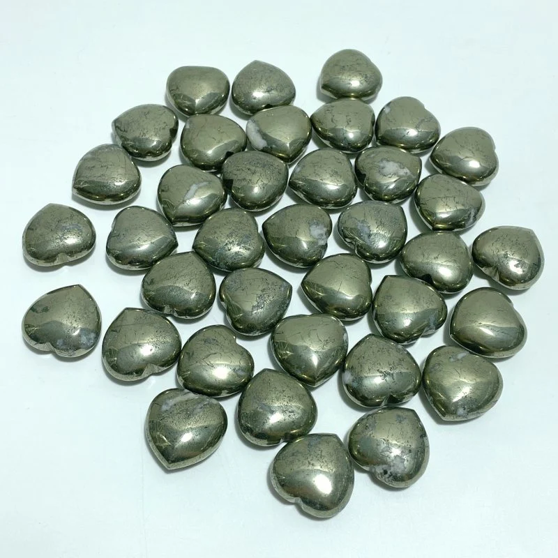 3CM Pyrite Heart Wholesale