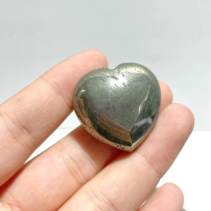 3CM Pyrite Heart Wholesale - Image 2