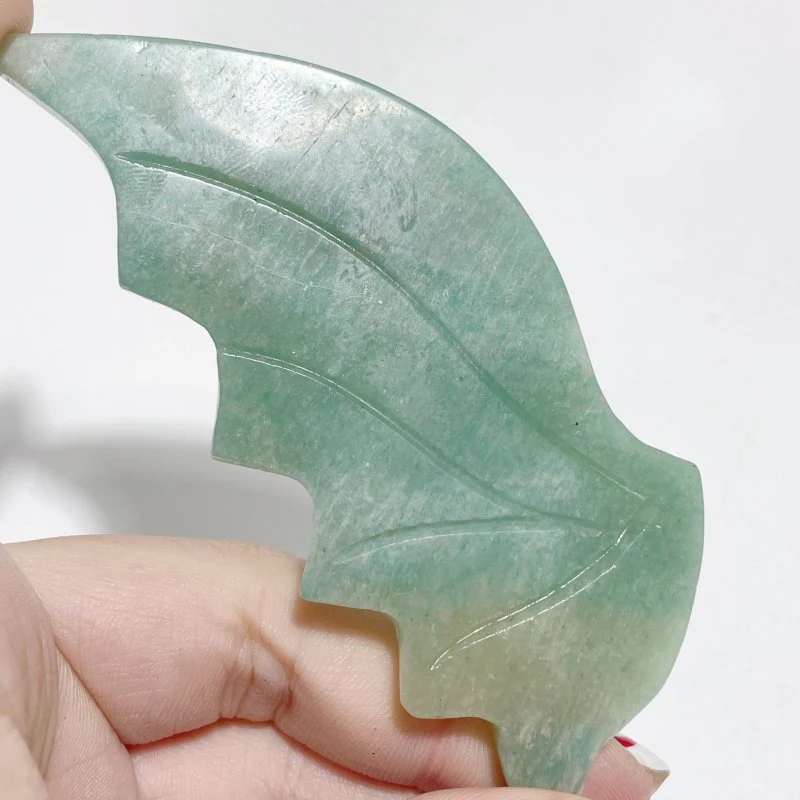 4 Pairs Amazonite Flying Dragon Wing With Stand - Image 7