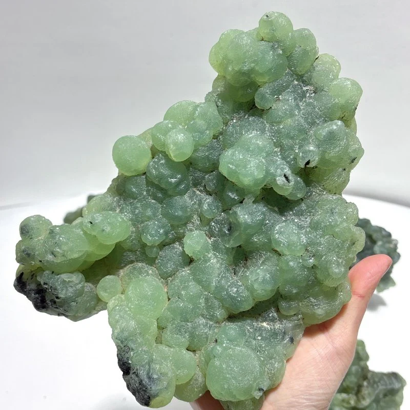 4 Pieces Beautiful Large Prehnite Stone Specimen
