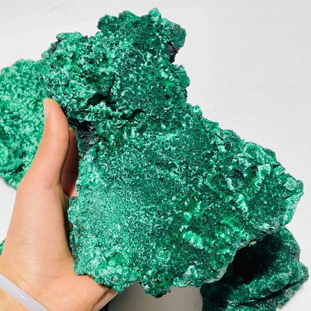 4 Pieces High Quality Large Raw Malachite - Image 3