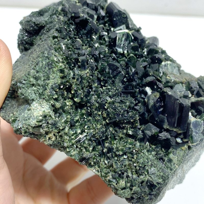 4 Pieces Raw Epidote Stone Specimen For Collection - Image 7