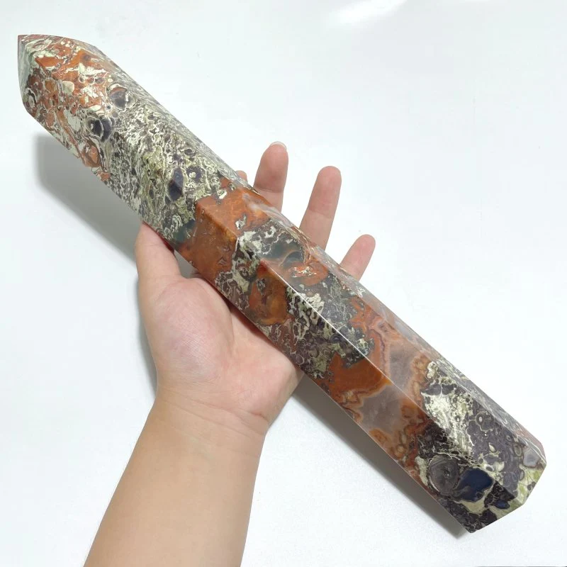 4 Pieces Tall China Agate Tower Point - Image 2