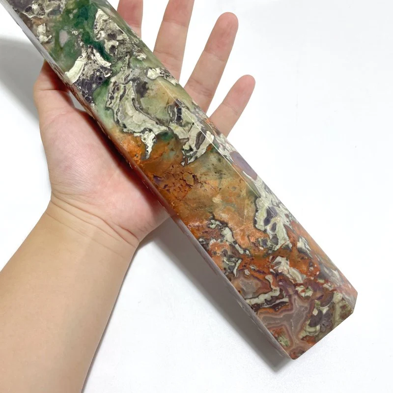 4 Pieces Tall China Agate Tower Point - Image 4