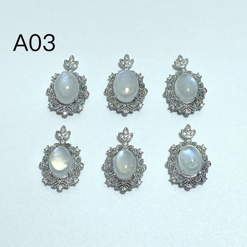 4 Styles Moonstone Pendant Wholesale - Image 4