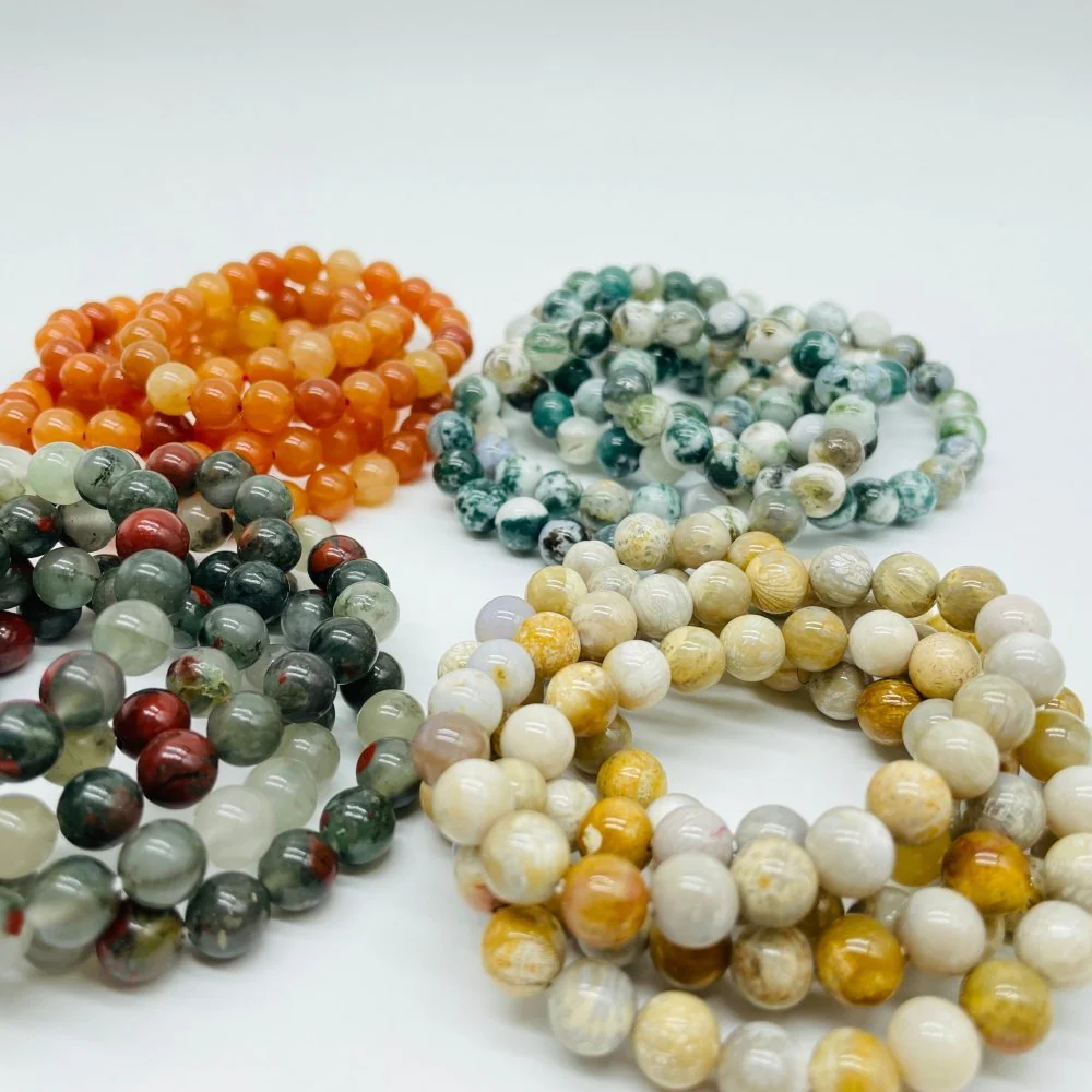 4 Types Bracelet Africa Blood & Yellow Aventurine Wholesale - Image 3