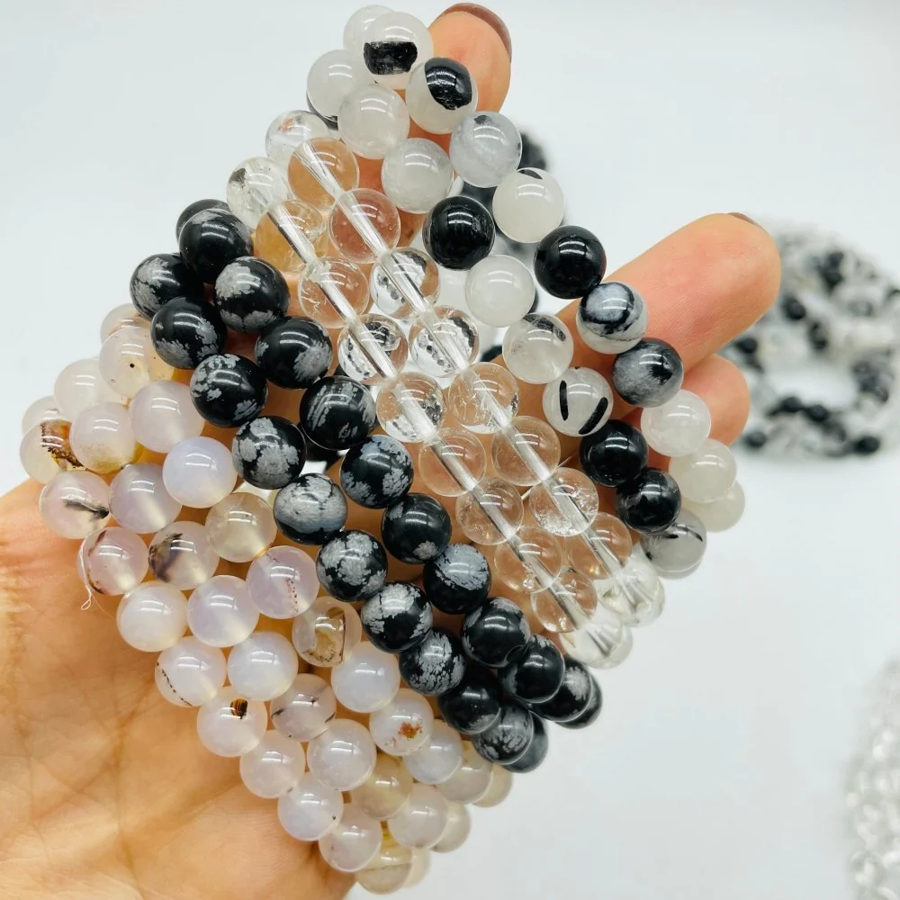 4 Types Bracelets Clear Quartz &Black Tourmaline Wholesale - Image 7
