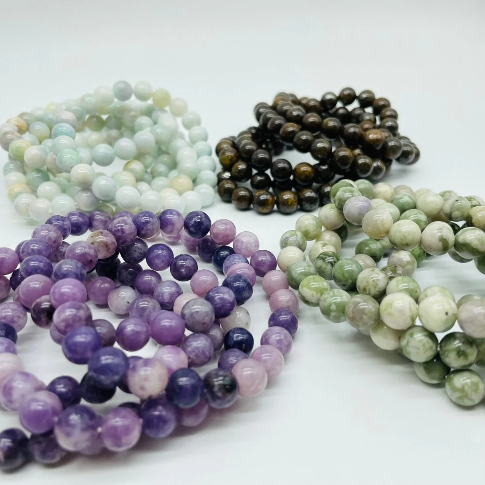 4 Types Bracelet Lepidolite & Pietersite Wholesale - Image 2