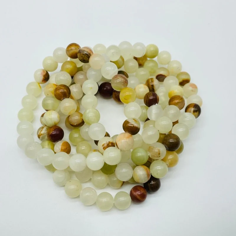 4 Types Bracelet Wholesale Afghanistan Jade Green Zebra White Jade - Image 5