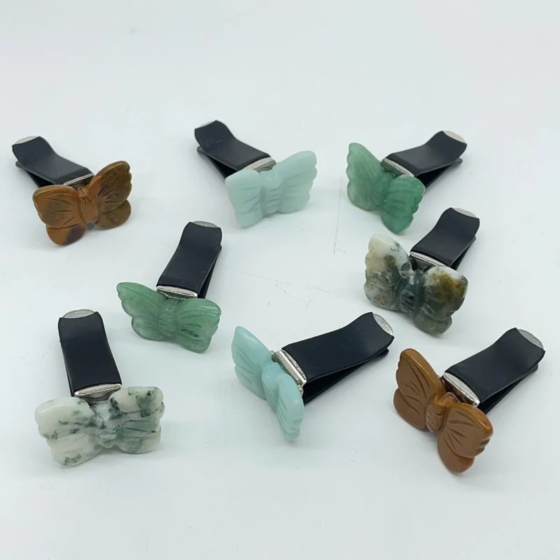 4 Types Butterfly Carving Car Air Vent Clips Wholesale Car Accessories - Image 2