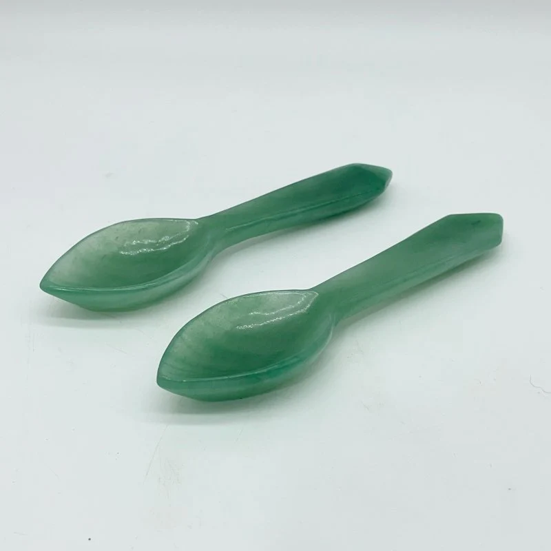 4 Types Spoon Carving Rose Quartz Green Aventurine Wholesale - Image 4