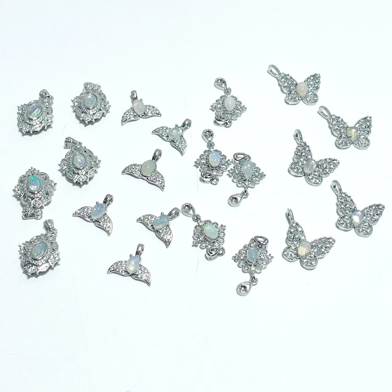 4 Types Natural Opal Crystal Pendant Wholesale